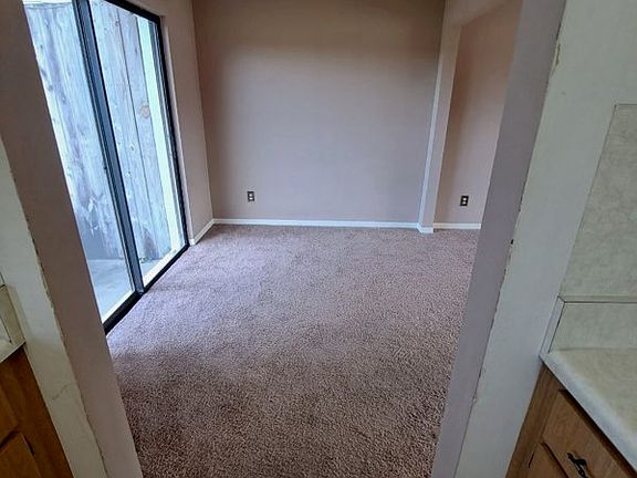 Dining room, sliding doors go out to backyard