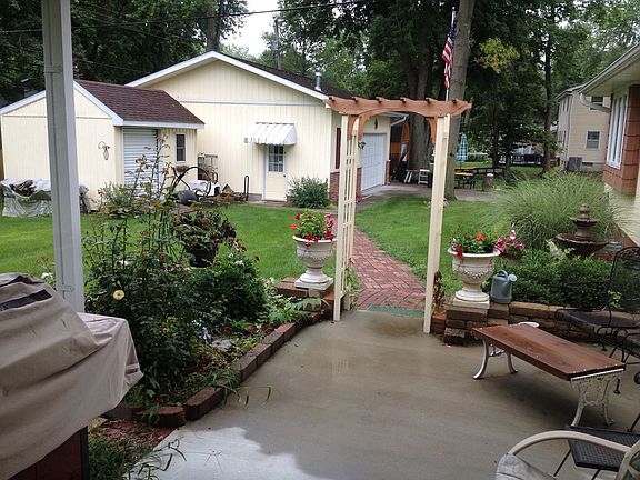 Back patio to workshop