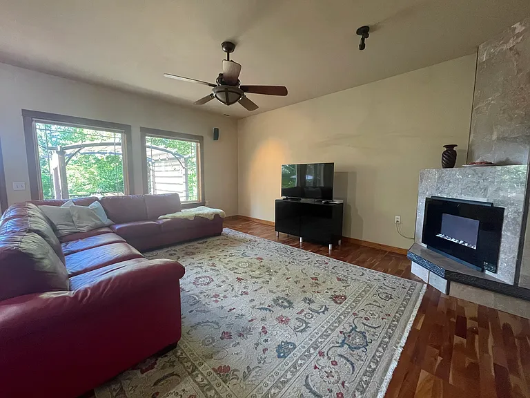 Shared cozy living room space
