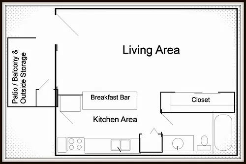 Floor plan Studio