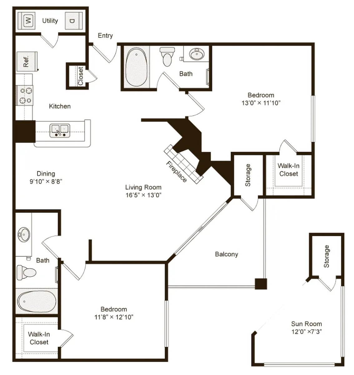 Floor plan B2