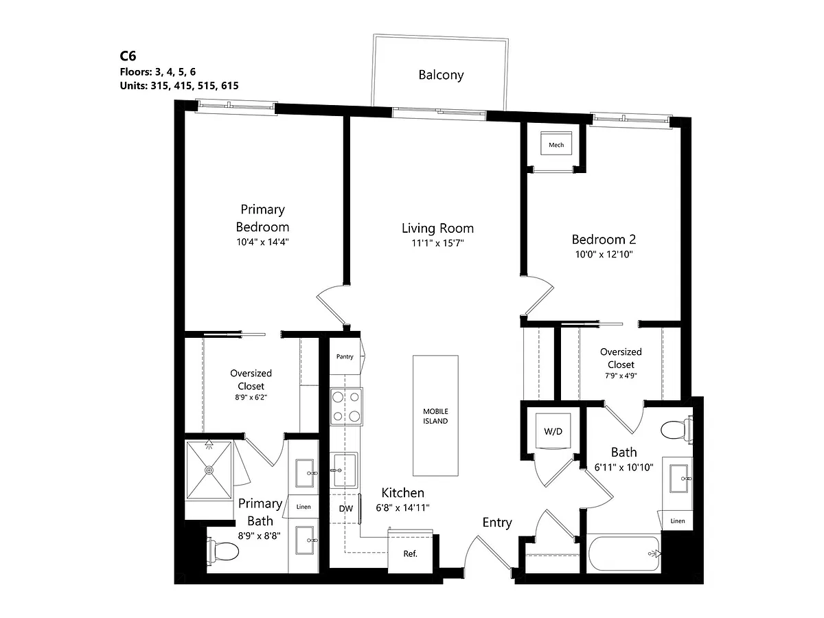 Floor plan C6