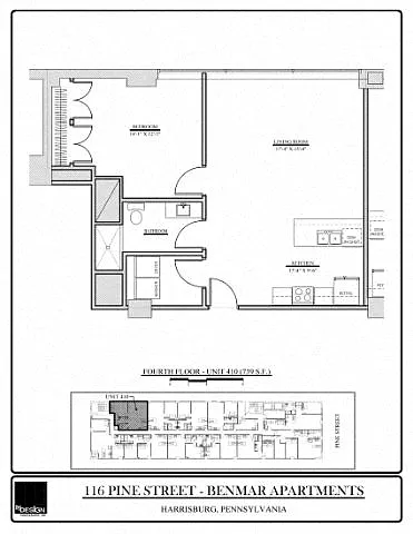 Floor plan Benmar 116- 410