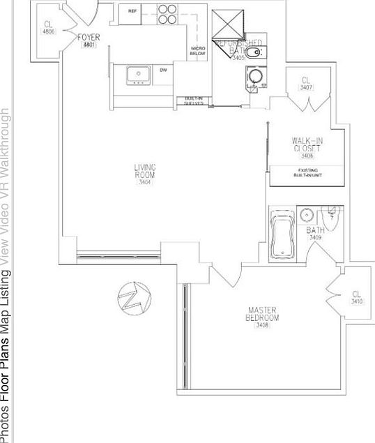 2nd image of 322 W 57th St APT 39Q