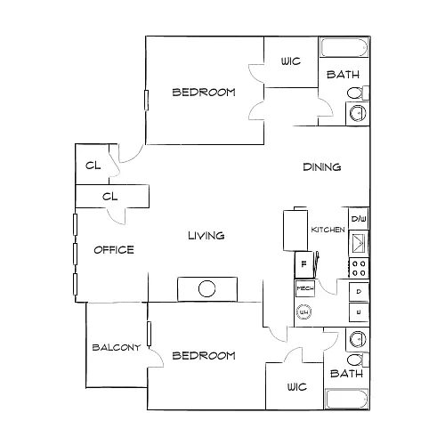 Floor plan Design 2C