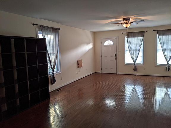 Living room, Kalax shelving and bike rack included