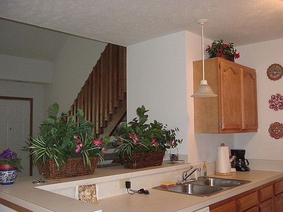 Kitchen counter/bar overlooking living room