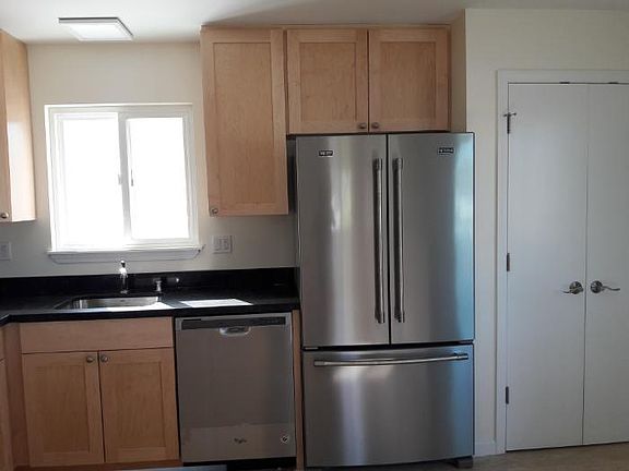 Full size dishwasher, garbage disposal, french door fridge, soft close cabinet, pantry closet