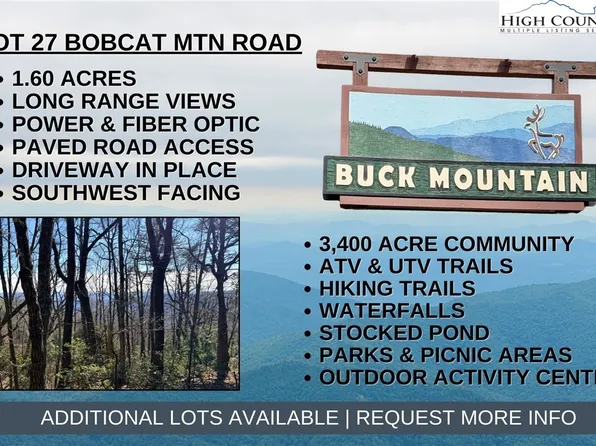 Lot 27 Bobcat Mountain Road, Purlear, NC 28665