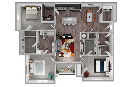Floor plan 3 Bedroom