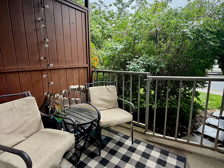Outside access to patio