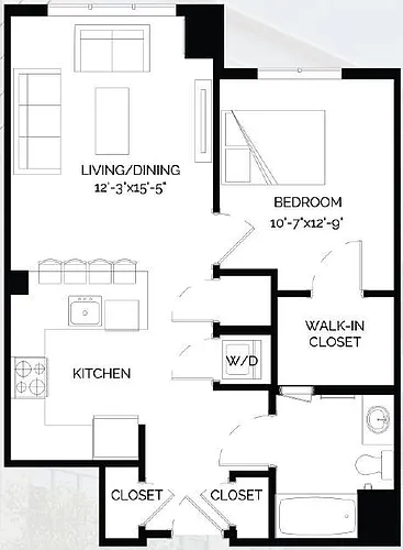 Floor plan 1-H