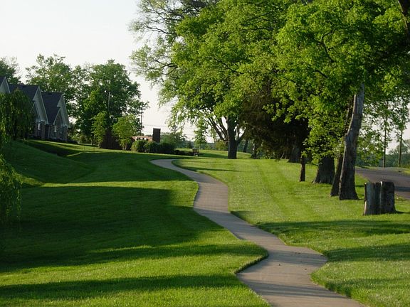 Neighborhood walking trail