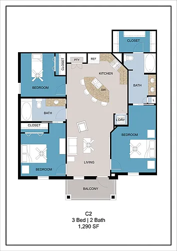 Floor plan C2