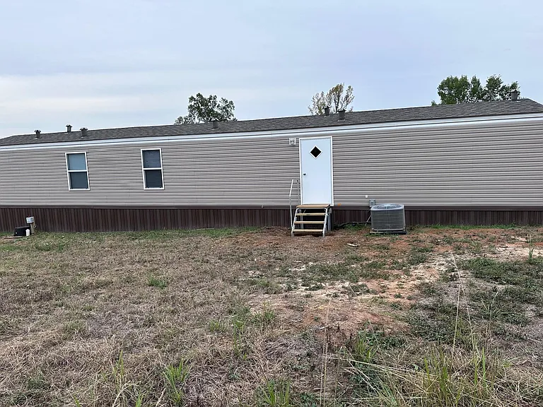 Back of mobile home