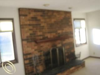 Family room fireplace