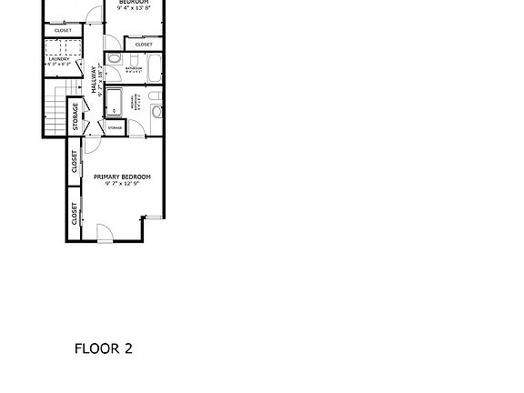Floor plan - Upstairs
