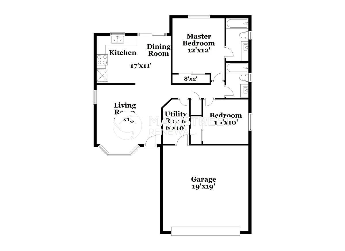 Floor Plan - 3074 E Via Genovesa