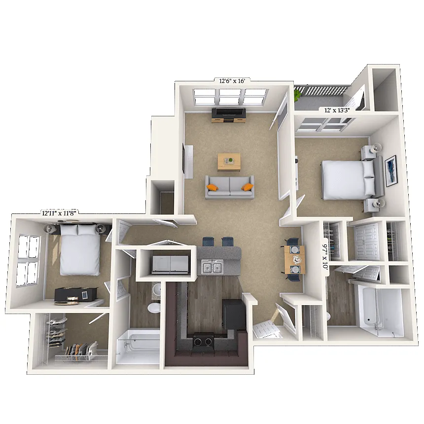 Floor plan Pebble Beach