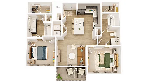 Floor plan B1