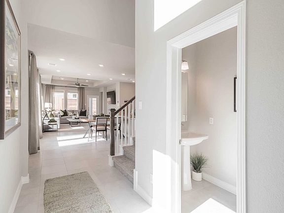 Representative Only Barton Plan Foyer Powder Room