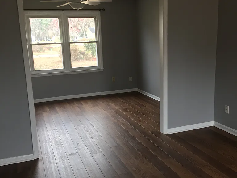 Livingroom leading into formal dining room
