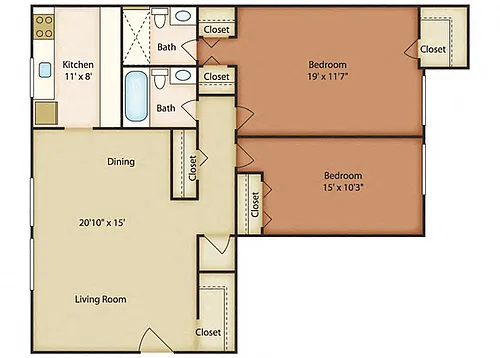 Floor plan 2-2