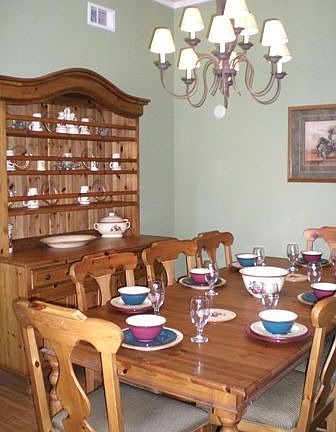 Dramatic 2 Story Dining Room