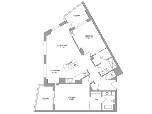 Floor plan 2X2