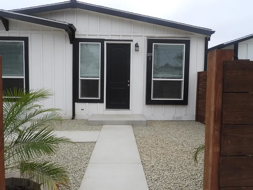 Front yard entry