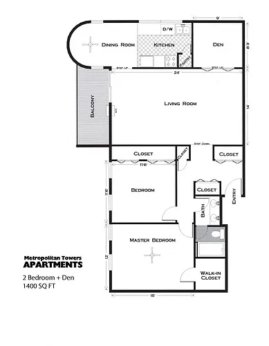 Floor plan 2.1+den