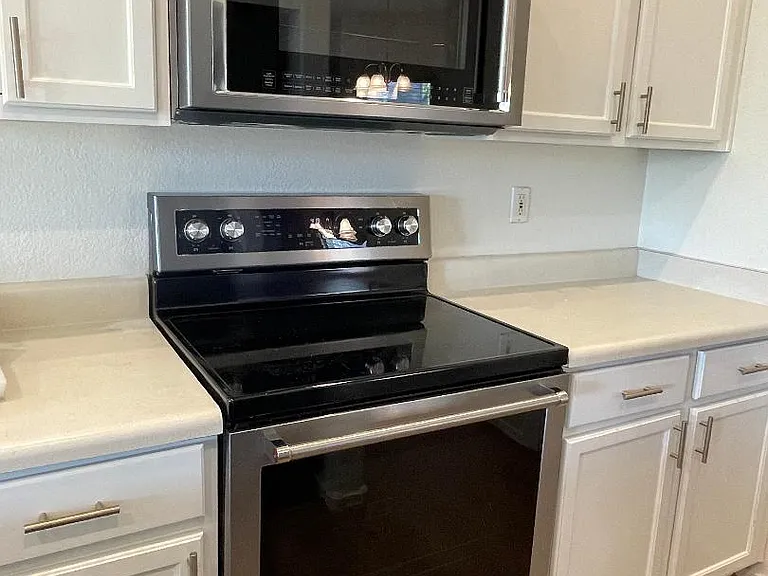 KitchenAid Microwave with Air Fry Mode and 5 Element Convection Electric Range