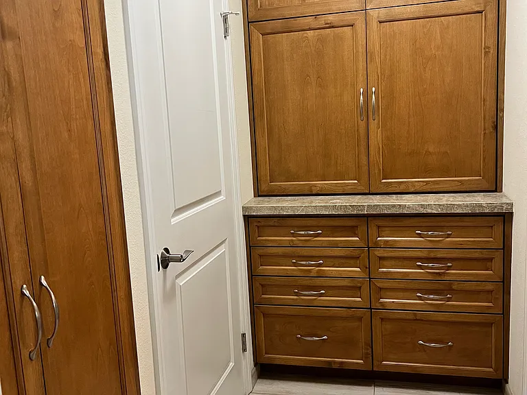Hall custom cabinetry
