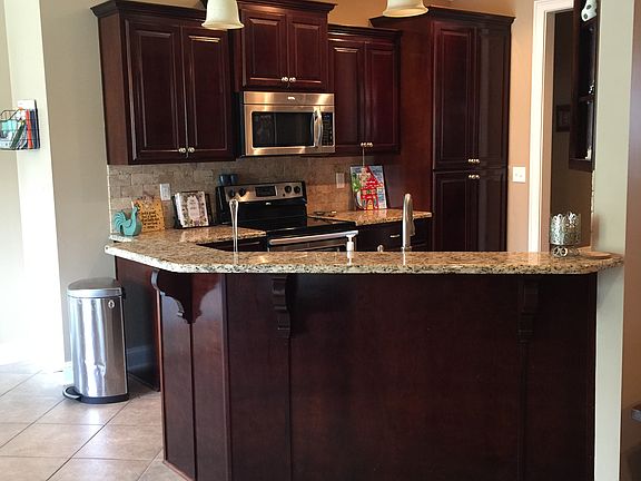 Kitchen view from Living Roo