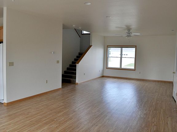 Spacious open floor plan downstairs.