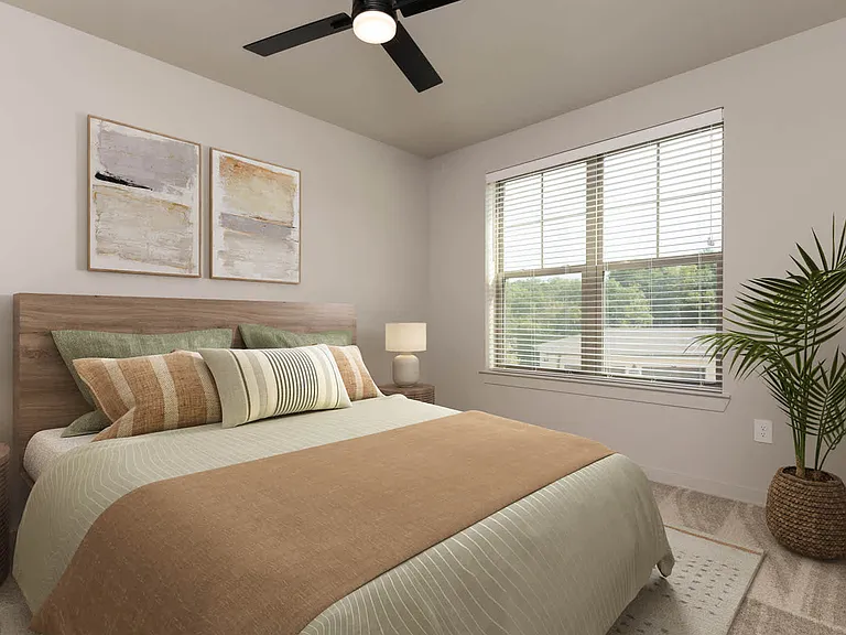 Carpeted Bedroom