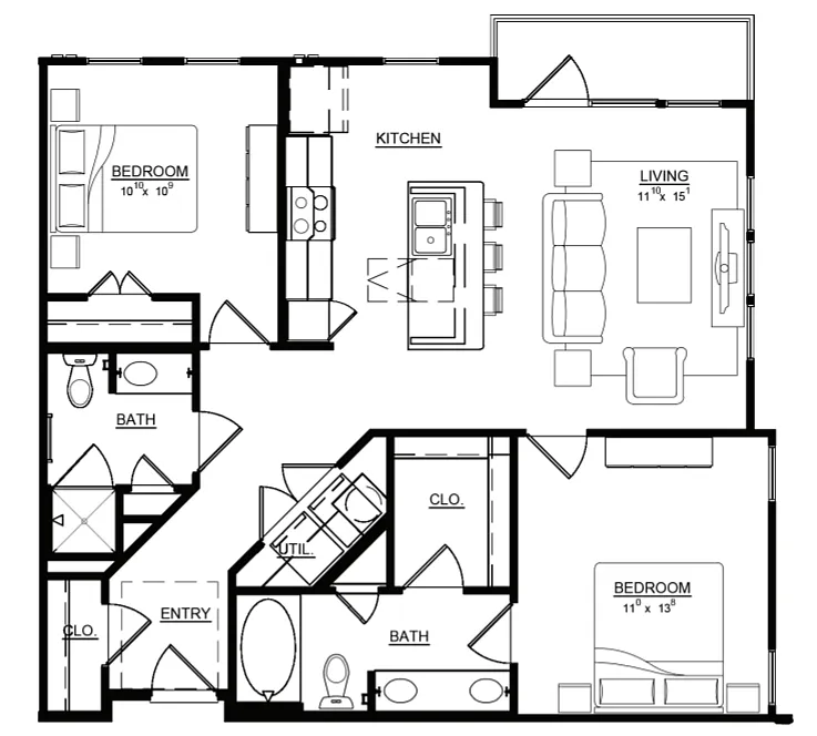 Floor plan Lantana