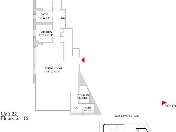 2nd image of 155 W 68th St APT 1705