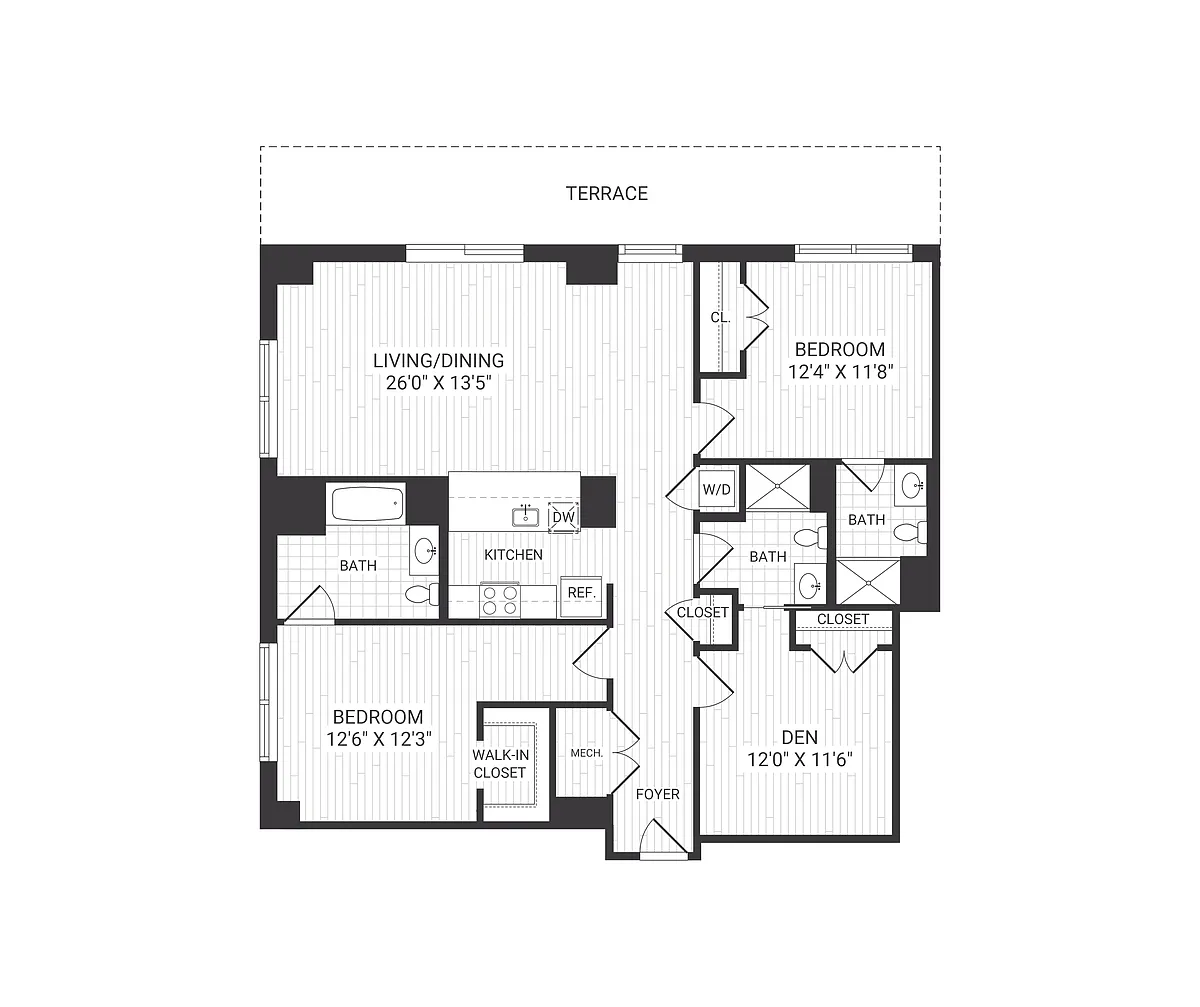 Floor plan B9 den