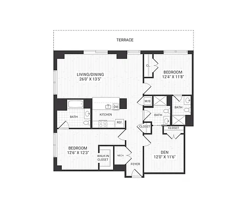 Floor plan B9 den