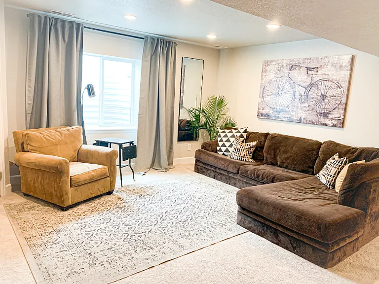 Basement living room