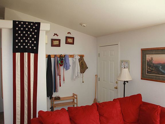 Front door entry to house.