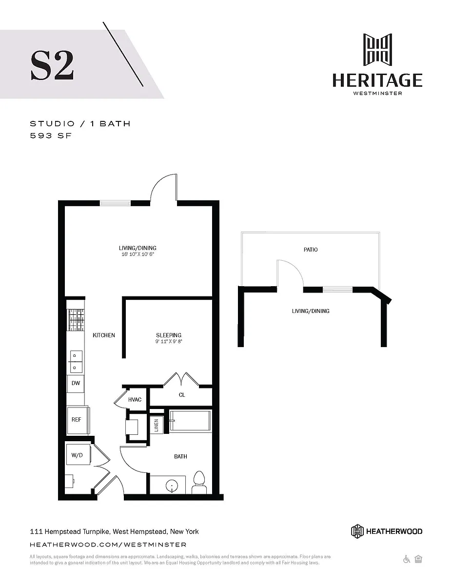 Floor plan Studio - S2