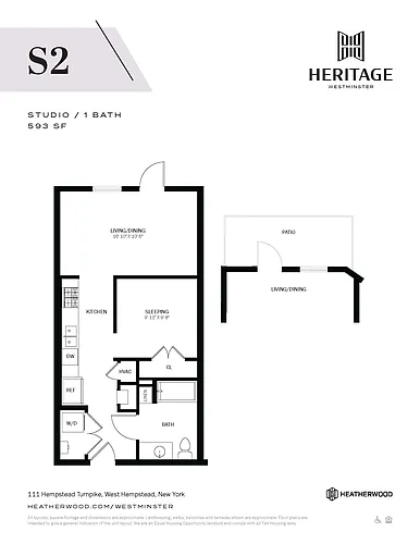 Floor plan Studio - S2