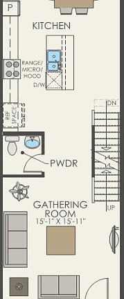 Second Floor 2 br 2.5 ba