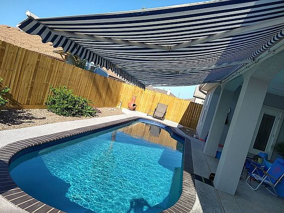 remote motorized awning