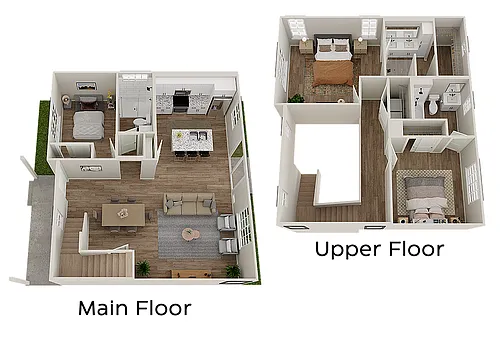 Floor plan Haven Twin-Home