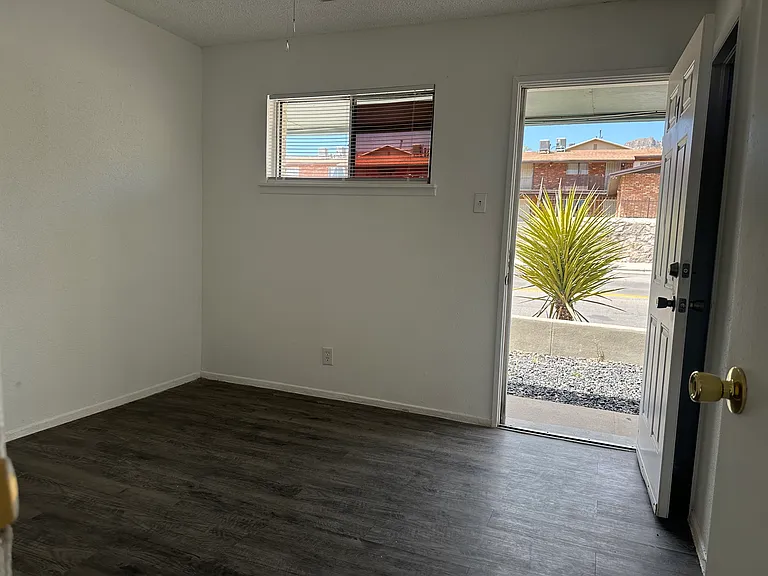 Bedroom and Back Door