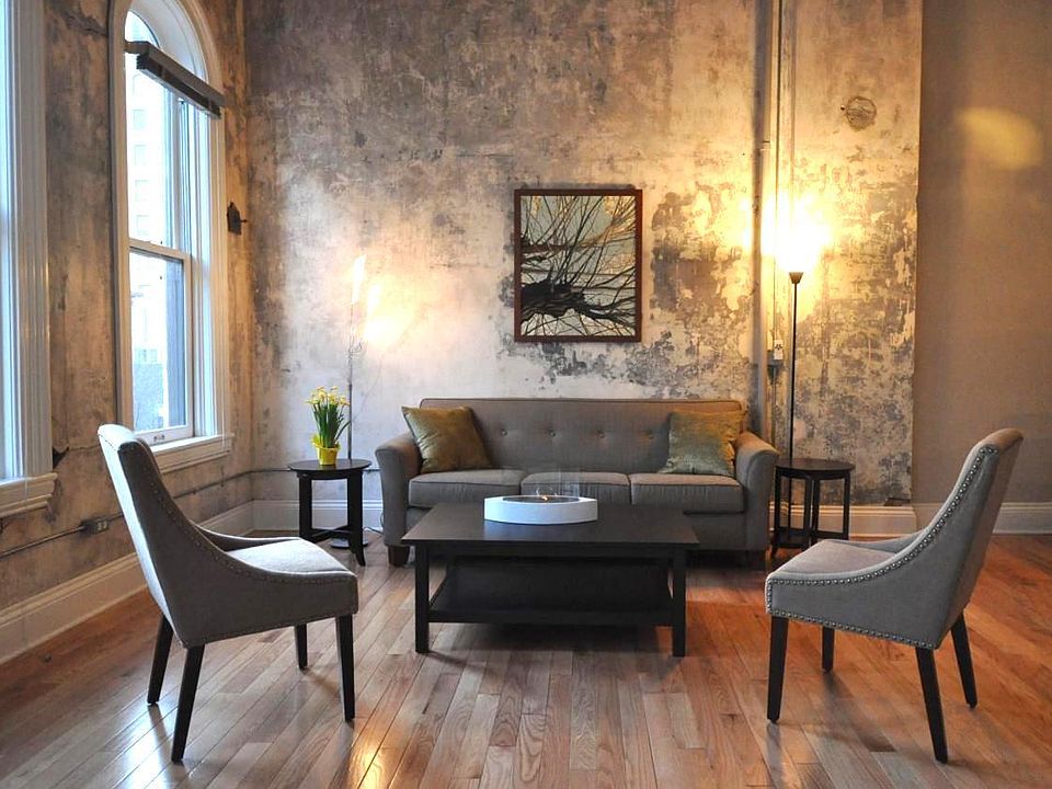 Spacious open loft living area