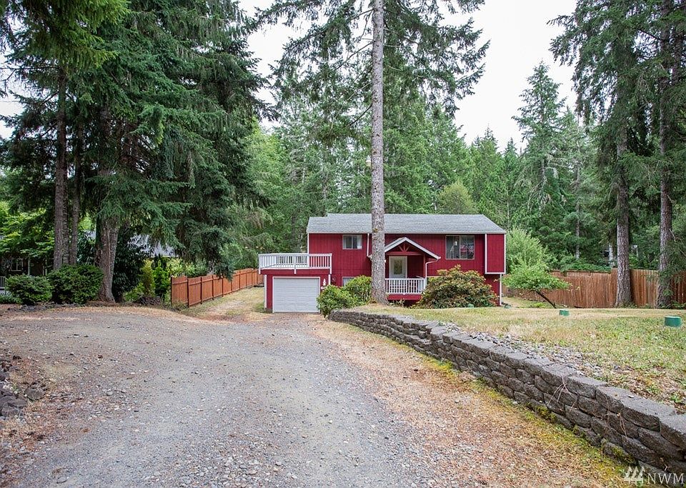 Large lot with plenty of room for parking, RV, boat, and other toys.